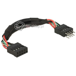 Przedłużacz USB wewnętrzny M-F 10cm