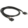 Przedłużacz USB wewnętrzny M-F 50cm