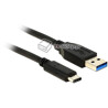 Kabel USB 3.1-A M-Typ C męsko-męski 1m USB 10 Gbps Delock 83870