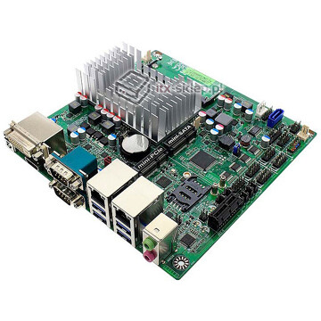 Jetway NF596-3150 Celeron Braswell N3150 QuadCore 1,60-2,08 GHz DDR3 2xLAN 2xRS-232 12V DC