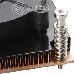 Akasa AK-CCE-7107BP 1U LGA775 LGA1155 LGA1156