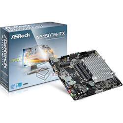 ASRock N3150TM-ITX Celeron Braswell N3150 QuadCore 1,60-2,08 GHz DDR3 1xLAN 1xRS-232 19V DC
