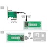 Adapter konwerter SATA 22 pin / SFF-8643 NVMe - M.2 NGFF do dysków M.2 Delock 62703