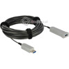 Przedłużacz optyczny USB 3.0 A-A 20m M-F Delock 83739