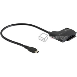 Kabel serwisowy SATA 22pin 6Gbps  USB 3.1 Typ C 24cm Delock 62715
