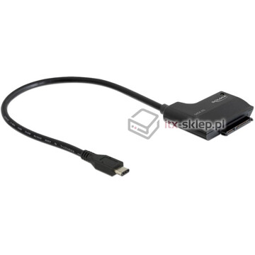 Kabel serwisowy SATA 22pin 6Gbps  USB 3.1 Typ C 24cm Delock 62715