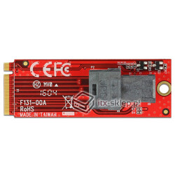 Adapter konwerter M.2 - SFF-8643 NVMe do dysków SFF-8643 NVMe Delock 62721