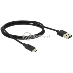 Kabel Dual EASY-USB 2.0-A - EASY-USB micro-B M-M 1m Delock 83844