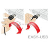 Kabel Dual EASY-USB 2.0-A - EASY-USB micro-B M-M 1m Delock 83844