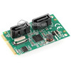 Kontroler SATA III 6Gbps mini PCI-Express full-size 2xSATA gniazda pionowe