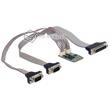 Kontroler mini PCI-Express - 2x RS-232 1x LPT Systembase SB16C1053