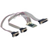 Kontroler mini PCI-Express - 2x RS-232 1x LPT Systembase SB16C1053