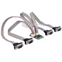 Kontroler mini PCI-Express - 4x RS-232 Exar XR17V352 z izolacją 2.5 kV