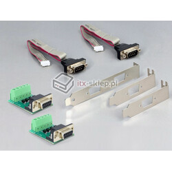 Kontroler mini PCI-Express - 2x RS-232/485 Exar XR17V352 z zasilaniem 5V/12V