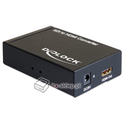 Adapter konwerter 3G-SDI - HDMI Delock 93237 Adapter konwerter 3G-SDI - HDMI Delock 93237