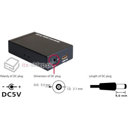 Adapter konwerter 3G-SDI - HDMI Delock 93237 Adapter konwerter 3G-SDI - HDMI Delock 93237