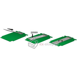 Adapter konwerter SATA 22 pin - M.2 NGFF do dysków M.2 w ramce 2,5