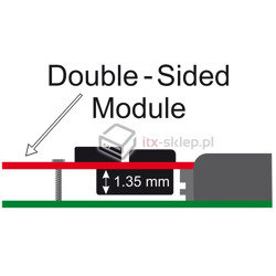 Adapter konwerter SATA 22 pin - M.2 NGFF do dysków M.2 w ramce 2,5