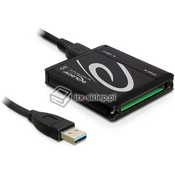Czytnik kart CFast 2.0  USB 3.0 Delock 91686