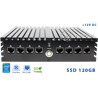 Komputer NUC Fanless Intel Celeron J1900 2.0GHz 4GB SSD 120GB Delta-NUC10-SSD120-B 10xLAN 12VDC