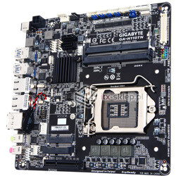 Gigabyte GA-H110TN Thin mini-ITX H110 Skylake LGA1151 2xLAN 12-24V DC