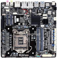 Gigabyte GA-Q170TN Thin mini-ITX Q170 Skylake LGA1151 2xLAN 12-24V DC vPRO