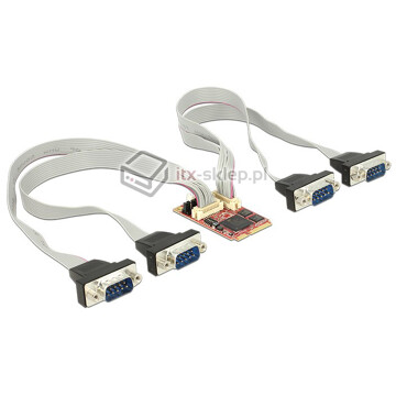 Kontroler mini PCI-Express - 4x RS-232/422/485 Exar XR17V354