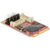Kontroler mini PCI-Express - 4x RS-232/422/485 Exar XR17V354