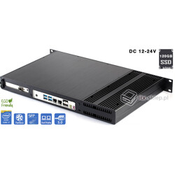 Serwer fanless Core i7-6700T 2,50GHz 8GB DDR4 2xLAN 1xSFP Delta-Silent1-i7-SSD120 DC12-24V