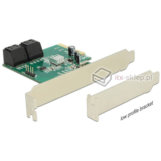 Kontroler RAID 0,1,10 Marvell 88SE9230 PCI-Express x4 v2.0 Delock 89395