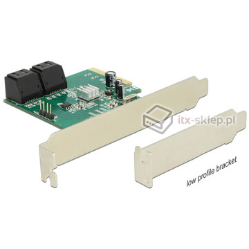 Kontroler RAID 0,1,10 Marvell 88SE9230 PCI-Express x4 v2.0 Delock 89395