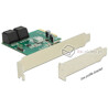 Kontroler RAID 0,1,10 Marvell 88SE9230 PCI-Express x4 v2.0 Delock 89395