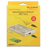 Obudowa zewnętrzna do dysków 2x M.2 - USB 3.1 RAID Delock 42568