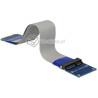Elastyczny przedłużacz Mini PCI Express / mSATA M-F 13cm Delock 65837