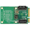 Adapter konwerter mSATA - 2x SATA 7pin z funkcją RAID 0,1 62962