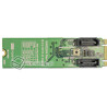 Adapter konwerter M.2 - 2x SATA 7pin z funkcją RAID 0,1 Delock 62961