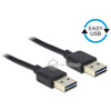 Kabel EASY-USB 3.0-A M-M męsko-męski 0,5m Delock 85191