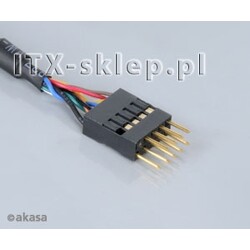 Przedłużacz USB wewnętrzny 40cm Akasa EXUSBI-40