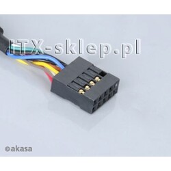 Przedłużacz USB wewnętrzny 40cm Akasa EXUSBI-40