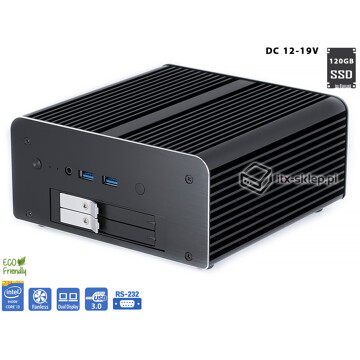 Komputer NUC Fanless Core i3-5010U 2,10GHz 4GB RAM SSD 120GB Hot-Swap Delta-NUC15-SSD120