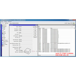 Router MikroTik RouterOS Level4 Core i3-7100T 3,40GHz 8GB DDR4 5xLAN Delta-MikroTik-i3 DC12-19V