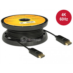 Kabel optyczny DisplayPort 1.2 męski - męski 4K 60Hz 20m Delock 85520