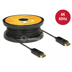 Kabel optyczny DisplayPort 1.2 męski - męski 4K 60Hz 30m Delock 85521