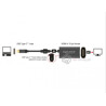 Adapter USB Typ-C męski - HDMI żeński (DP Alt Mode) 4K 60Hz Delock 62988