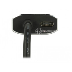 Adapter USB Typ-C męski - VGA żeński (DP Alt Mode) Delock 62989