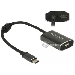Adapter USB Typ-C męski - mini DisplayPort żeński (DP Alt Mode) 4K 60Hz Delock 62990