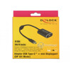 Adapter USB Typ-C męski - mini DisplayPort żeński (DP Alt Mode) 4K 60Hz Delock 62990