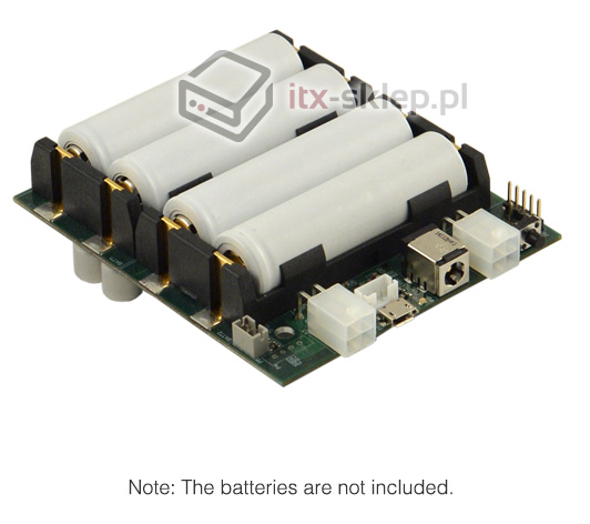 NUC-UPS Input 6-38V Output 12V USB 4x Li-Ion 18650