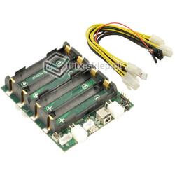 NUC-UPS Input 6-38V Output 12V USB 4x Li-Ion 18650