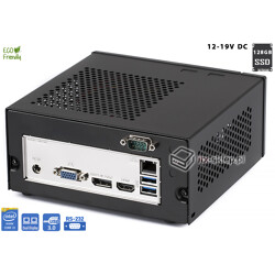 Komputer przemysłowy Core i3-6100T 3,2GHz 1xLAN 1xCOM 4GB SSD 128GB i3-H110-STX-SSD128-WiFi